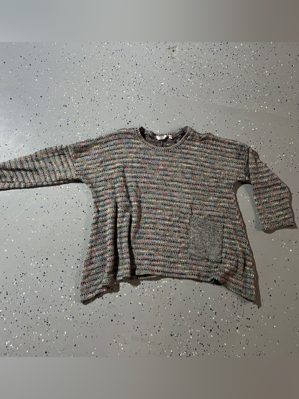 Kaktus Multicolor Speckled Knit Sweater